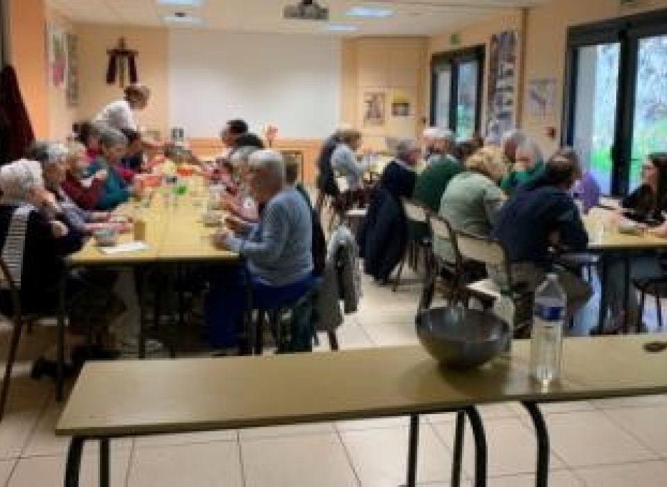 Les participants de la soirée bol de riz